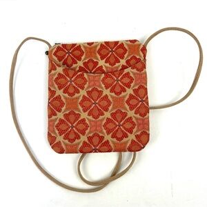 Maruca Cupcake Crossbody Bag Flroal Tapestry Handbag Handmade Colorado